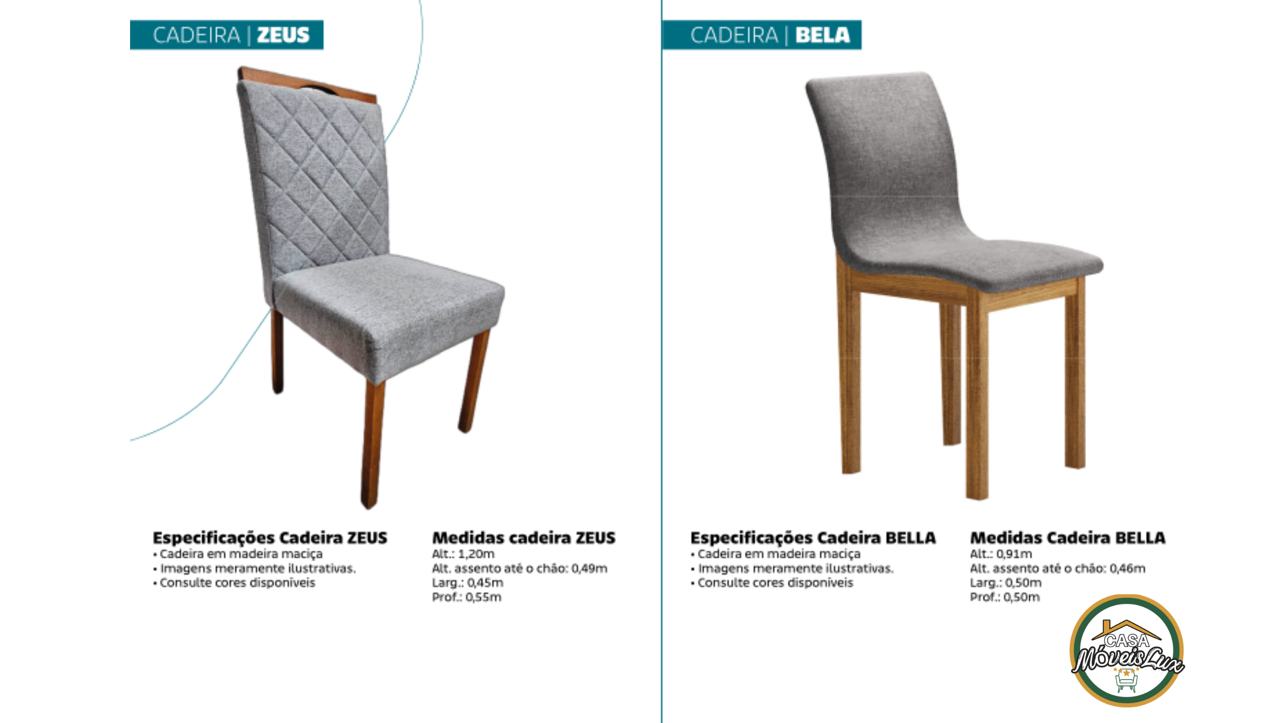 CADEIRA ZEUS & CADEIRA BELA