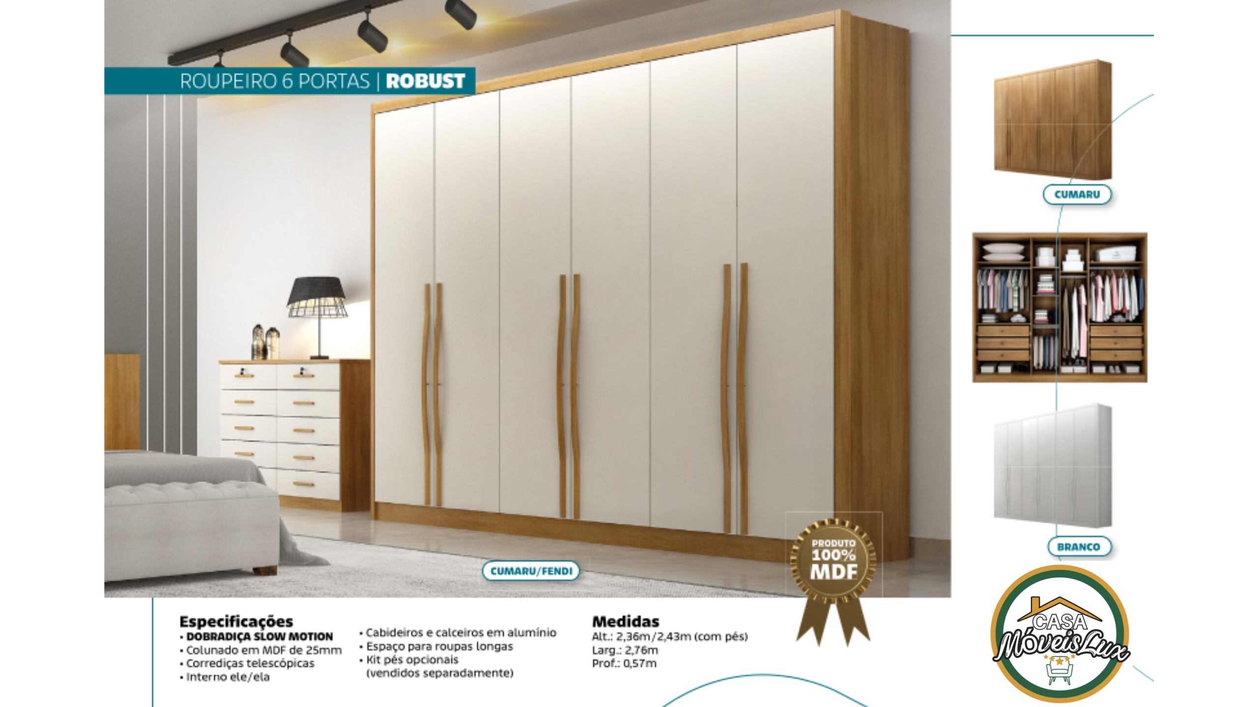 ROUPEIRO 6 PORTAS ROBUST